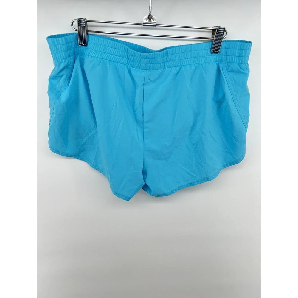 NWT Roxy Love Navy Blue Lined Stretch Performance Board Shorts Size L